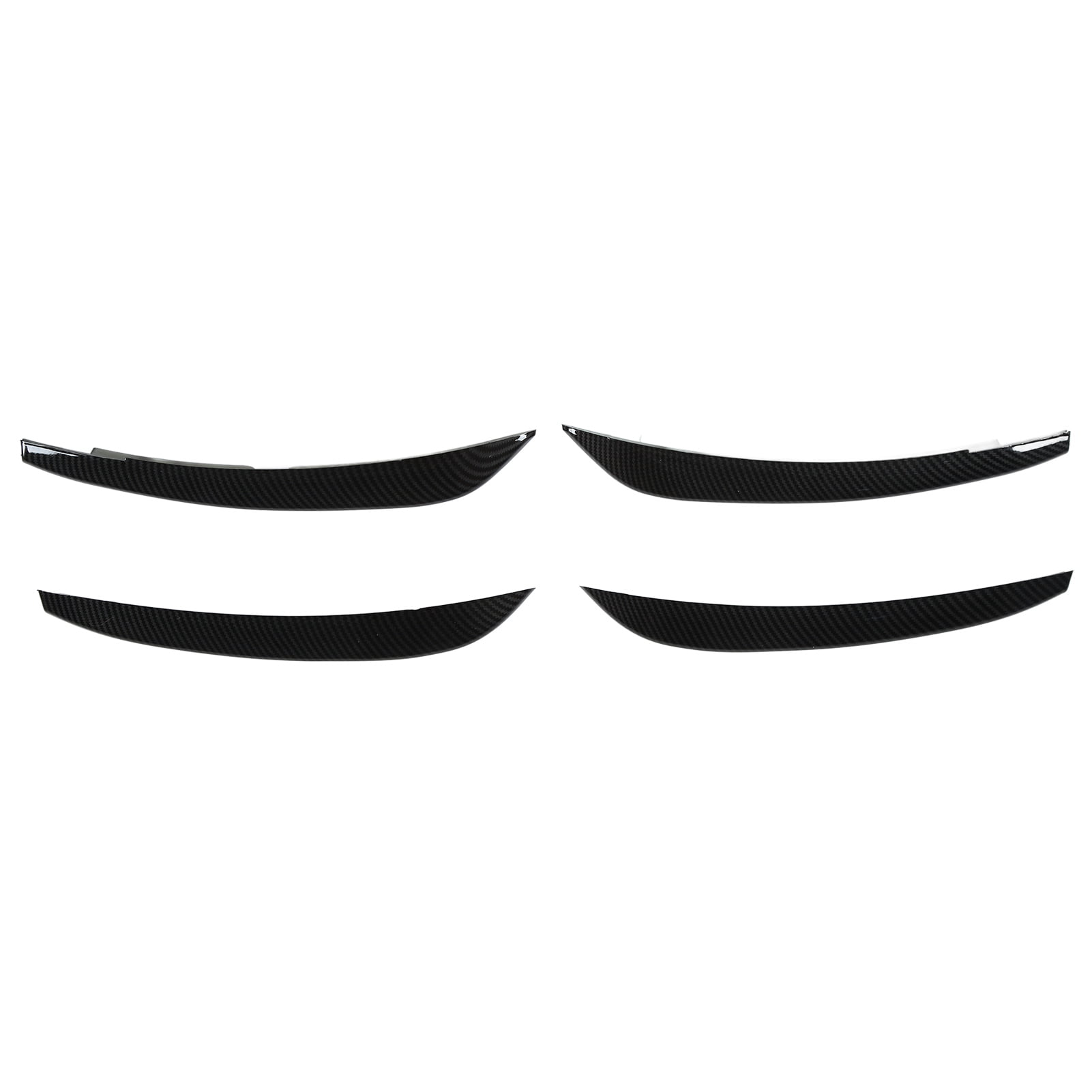 Grilles Trims Cover, Front Bumper Grille Trim Carbon Fiber Texture For