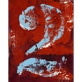 thumbnail image 2 of Harper, Ethan 26x32 Black Ornate Wood Framed with Double Matting Museum Art Print Titled - Vintage Numbers II, 2 of 4