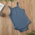 thumbnail image 4 of MesaSe Newborn Baby Girl Clothes Halter Sleeveless Ribbed Knit Soild Color Jumpsuit Red 12-18 Months, 4 of 9