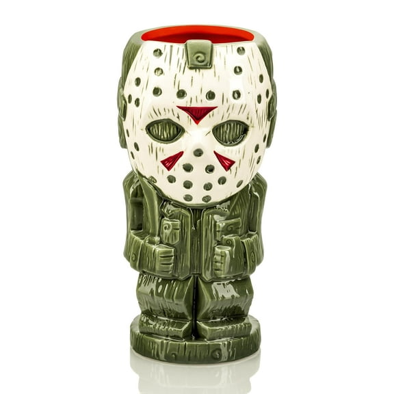 Geeki Tikis Friday The 13th Jason Voorhees | Ceramic Tiki Mug | Holds 26 Ounces
