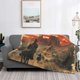 thumbnail image 2 of Fotbe 1860s Style American Cowboy Manta de Franela con Estampado, Manta Ultrasuave para Cama, Sofá, Auto, Hipoalergénica y Antibolitas-60"x50", 2 of 6