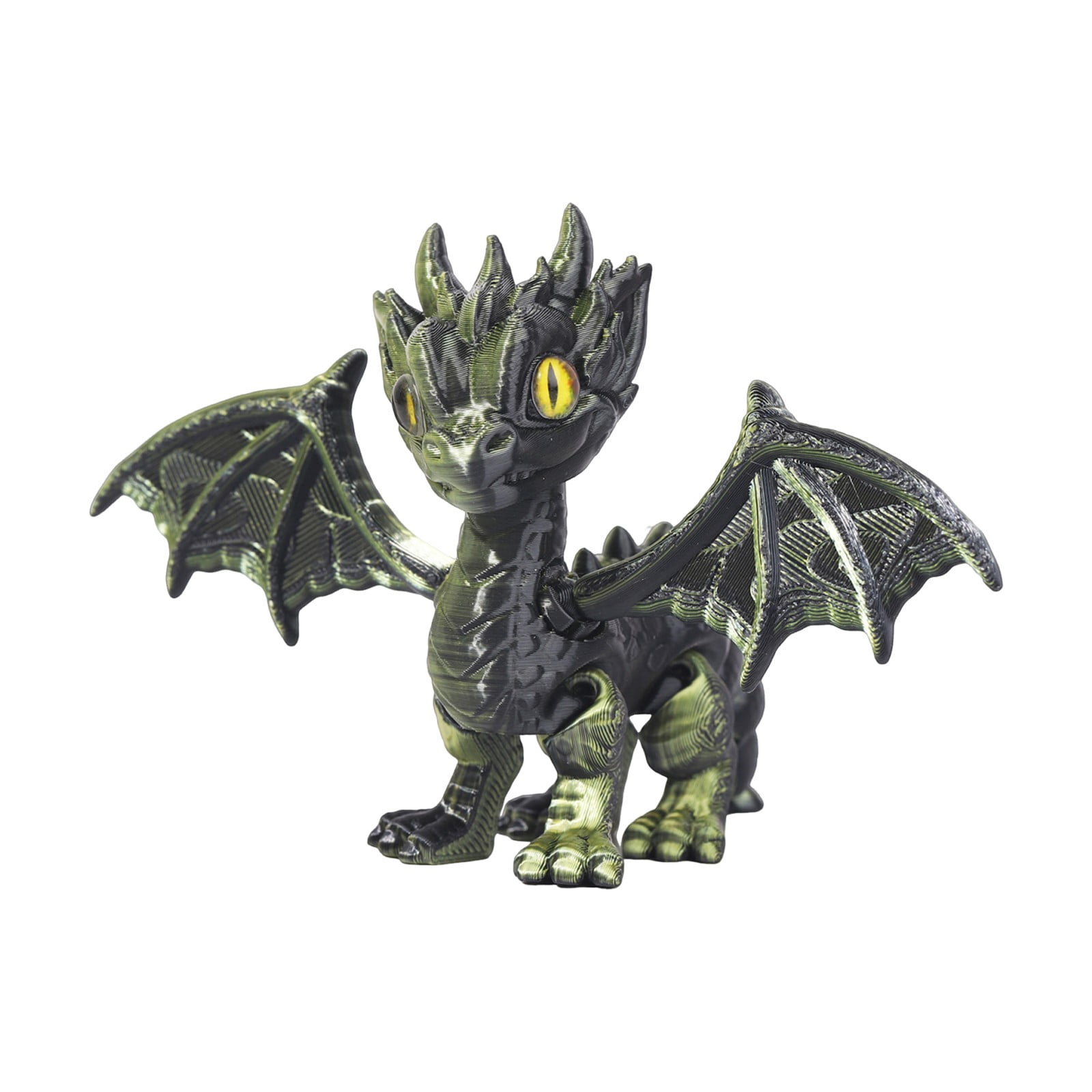 DRAGON FOMULA53㎜X33㎜93a MagicXflow Feathered Wyvern Dragon, 3D Printed Dragon, Articulated