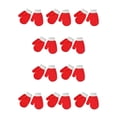 thumbnail image 3 of Qarigey 1 par de mitones para niños, accesorio de ropa de estilo Simple para exteriores, cubierta de mano para niñas, niños, mitones para invierno, Rojo brillante 10piezas Qarigey CBP344415, 3 of 4