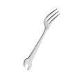 thumbnail image 3 of Yuarrent Cubiertos de acero inoxidable NianLenss, cuchillo para carne, cuchillo de cena con forma de llave, cuchillos para carne, vajilla para fiesta, Mostrada Tenedor de té de llave inglesa Yuarrent HA003621-06, 3 of 6