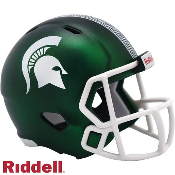 Caseys 9585532110 Michigan State Spartans Helmet - Riddell Pocket Pro Speed Style