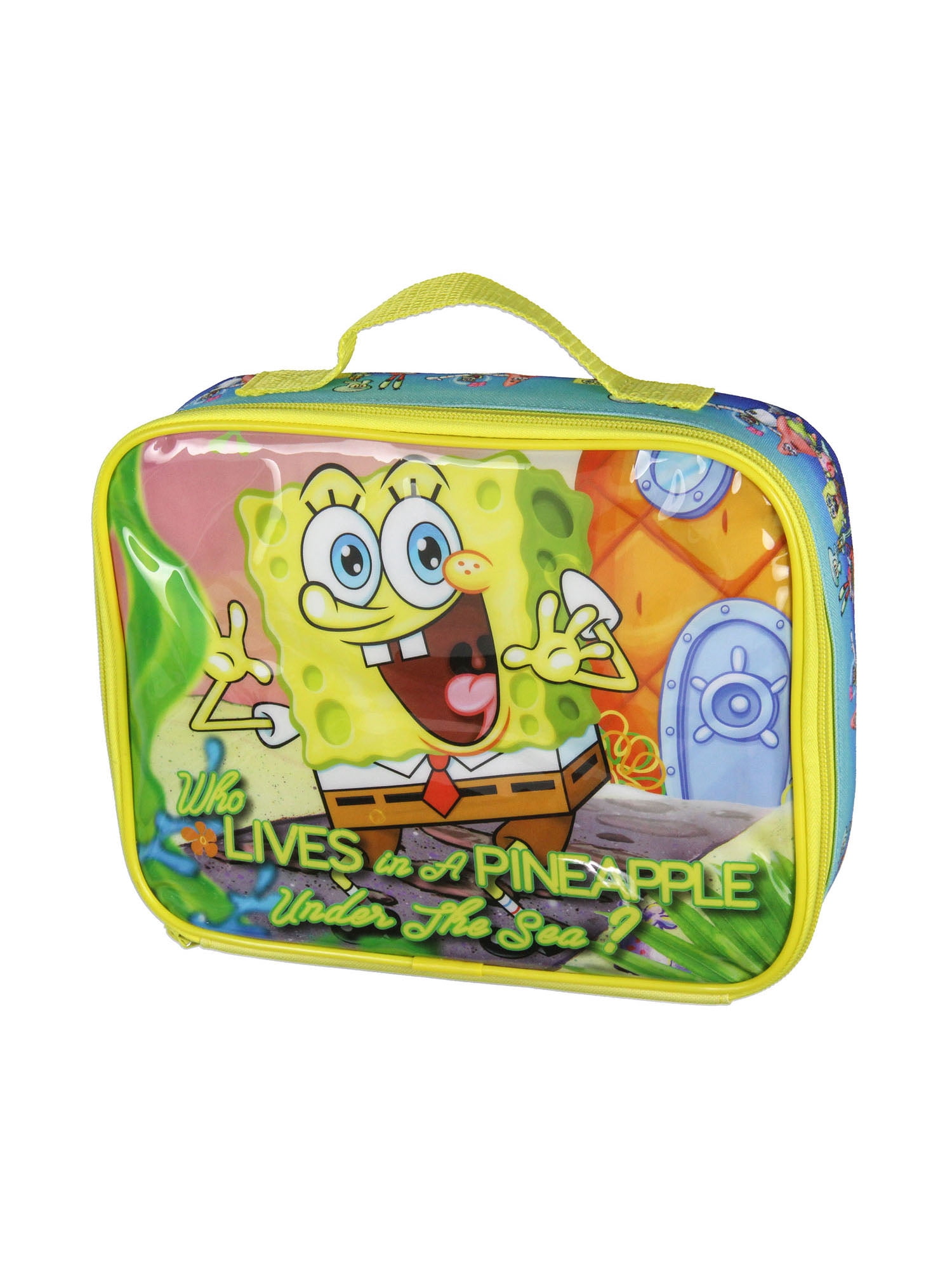 Nickelodeon SpongeBob SquarePants Bikini Bottom Lunch Box Tote Bag 10"
