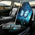 thumbnail image 4 of Yuyamidu Bling Butterfly Car Seat Covers for Front Seats Blue Bucket Seat Covers Universal Fit for SUV Truck Sedan Front Seat Cover, 2 PCS Set, 4 of 7