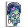 thumbnail image 2 of Epic Art 'Zombie Pattern Head 11' by Flyland Designs, Acrylic Glass Wall Art, 24"x36", 2 of 8