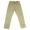 thumbnail image 5 of Access Men's Slim Straight Relaxed Fit Twil Pants (Khaki, 40x32), 5 of 7