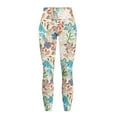 thumbnail image 5 of Renewold Tropical Flower Monstera Womens Leggings with Pockets High Waist Hip Lift Tummy Control Pocket Yoga Pants Buttery Soft Stretchy Workout Yoga Pants with Plus Size, L, 5 of 8