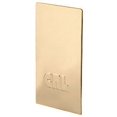 thumbnail image 2 of CRL B5SECPB Polished Brass End Cap for B5S Series Standard Square Base Shoe, 2 of 2