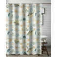 thumbnail image 2 of Greenland Home Fashions Kona Coastal Paradise Shower Curtain, 72" x 72", 2 of 6