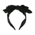 thumbnail image 4 of Unique Bargains 1 Pc Bow Wide Headbands for Women Black, 4 of 6