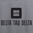 thumbnail image 3 of CafePress - Delta Tau Delta Black Stacked Signature Sweatshirt - Crew Neck Sweatshirt, 3 of 4