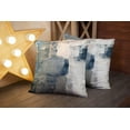 thumbnail image 4 of Navy Blue Grey Throw Pillow Covers,Gray White Modern Abstract Art Painting Throw Pillows for Couch,Blue Decorative Pillow Covers 18X18 Inch 2 Pcs Square Cushion Cover Gift for Couch Sofa, 4 of 6