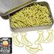 thumbnail image 1 of Daxtril Clips para Papel con Forma de Banana 60 piezas Amarillo, 1 of 9