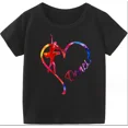 thumbnail image 2 of Dance Heart Kids T Shirt Dance Taekwondo Girls Printed Summer Sports T-shirt for Kids Aliexpress Uk Stranger Things Tops Tee, 2 of 5