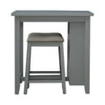 thumbnail image 5 of Brook Creek 3 Piece Counter Set in Gray, 5 of 5