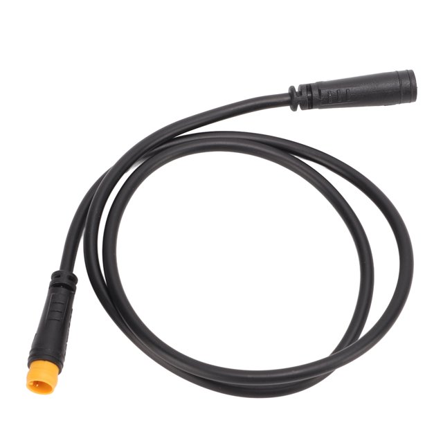 Bike Extension Cable, 3pin Waterproof Connector, ABS Plastic Rubber Electric Bike Extension Cable Modification Accessory