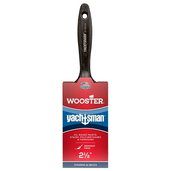2-1/2" Wooster Brush Company Z1120 Yachtsman White China Varnish Paint Brush