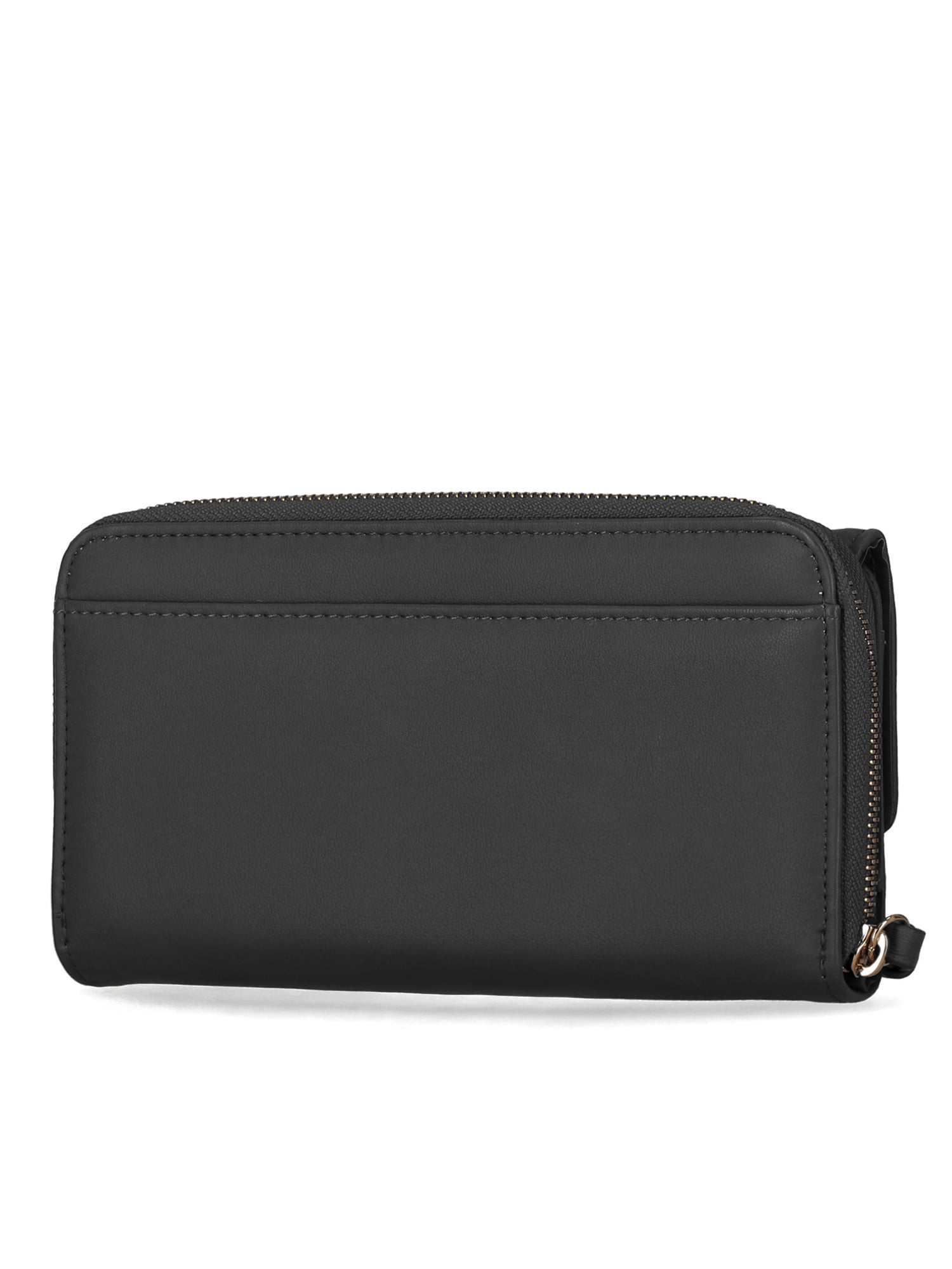 Time and Tru Women's Ainsley Bulk Clutch, Solid Black