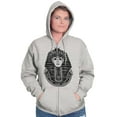 thumbnail image 3 of Ancient Egyptian Pyramid Pharaoh Zip Up Hoodie Men's Women's Brisco Brands L, 3 of 6