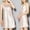 Rose Gold, variant on Endives Women's Nightgowns Sleepshirts Nightwear Underwear Plus Size Satin Lotus Hem Sling