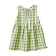thumbnail image 5 of ZACPNCV Toddler Girl's Summer Sundress Boho Strap Casual Sleeveless Tiered Swing Cami Dresses Green 7-8 Years, 5 of 9
