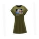 thumbnail image 3 of Vestido de verano para mujer, clásico, cuello redondo, vestido adolescente para vacaciones, oficina, mujer SG, 3 of 7