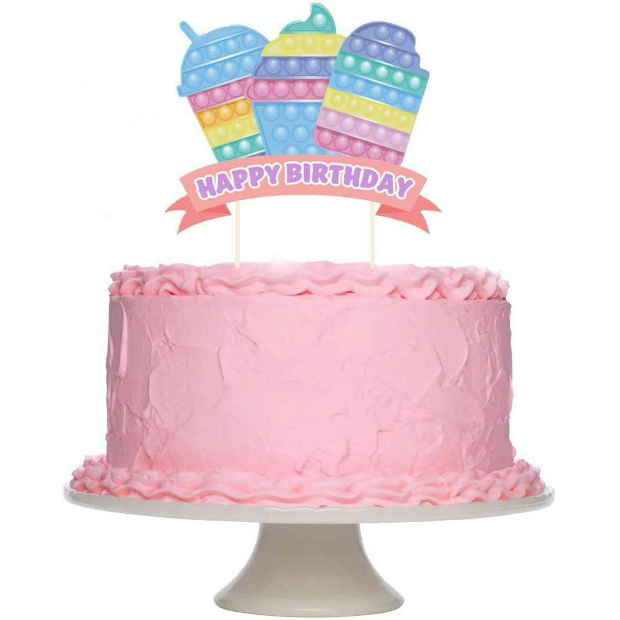 Pop Bubble Cake Topper Pop on It Birthday Party Supplies, Pop-It ...