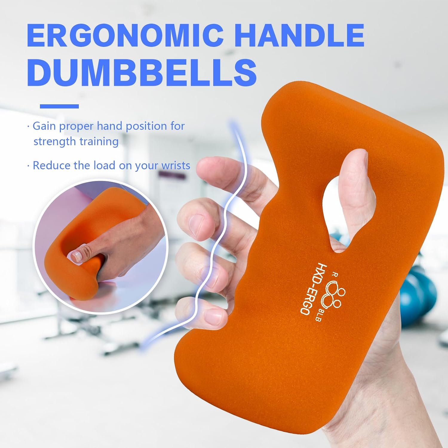 Ergonomic Dumbbells Weights Set for Women at Home, Hand Weights for Pilates, Yoga, Jogging, and Strength Training