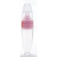 thumbnail image 1 of Alimentador de bebé, cuchara exprimible de silicona para dispensar y alimentar alimentos para bebés (rosa) JAMW Sencillez, 1 of 5