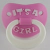 "It's a Girl" Original Billy Bob Teeth Baby's Pacifier