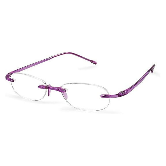 Gels Original Reading Glasses, Handmade Scratch Resistant Readers for Women and Men, Amethyst - 1.75x