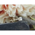 thumbnail image 4 of 0.30 Carat Lab Grown Diamond Single Stud Earring in 14k Yellow Gold (E-F, VS1-VS2) 4-Prong Basket Screw Back, 4 of 8