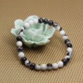 thumbnail image 3 of Angelstones Bracelet Extensible en Perles Rondes de Jaspe Zèbre Naturel 6mm 7 Pouces Unisexe, 3 of 5
