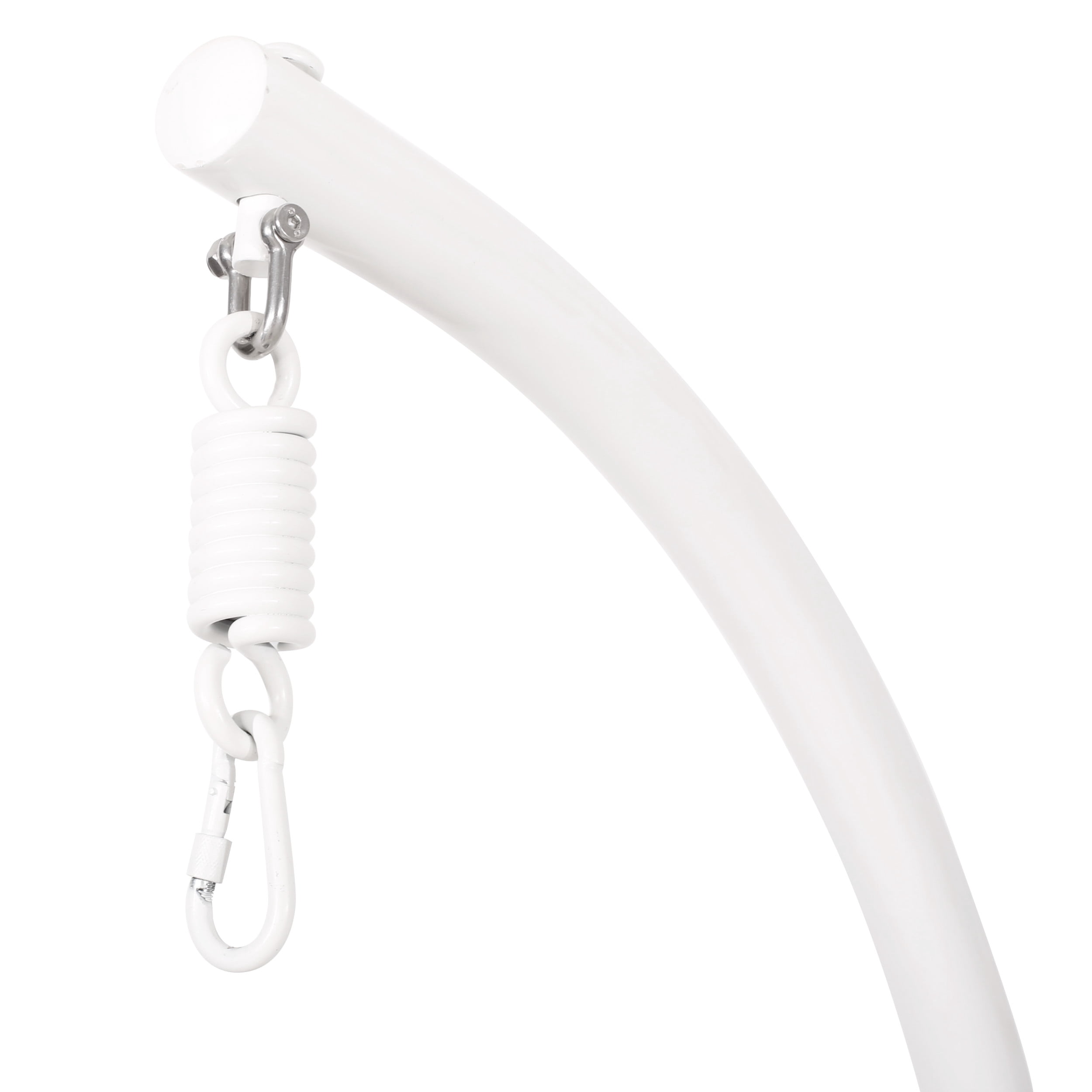 Magoffin Metal Indoor/Outdoor Hanging Chair Stand Only, White