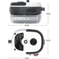 thumbnail image 5 of Limpiador a vapor, limpiador a vapor presurizado de alta temperatura de 2500 W, máquina de limpieza a vapor portátil, calentamiento rápido de 10 segundos, con 3 cabezales de cepillo, 5 of 5