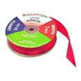 thumbnail image 2 of Hot Pink Satin Ribbon 1 Inch 50 Yard Roll for Gift Wrapping, Weddings, Hair, Dresses, Blanket Edging, Crafts, Bows, Ornaments; by Mandala Crafts, 2 of 4
