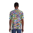 thumbnail image 2 of George Men's & Big Men's Short Sleeve Rayon Button-Up Camp Shirt, Sizes S-3XL, 2 of 5