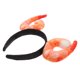 thumbnail image 3 of Divertida diadema de camarón para el pelo: novedosa diadema para fiestas de disfraces, cosplay, Halloween, accesorios para fotomatón, adorable tocado de animales marinos para mujeres y hombres., 3 of 4