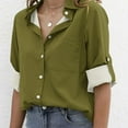 thumbnail image 7 of LIJCC Women'S Casual Striped Tie Dye Printed Lapel Long Sleeve Single Breasted Cardigan Shirt Top Button Down Shirts for Women Loose V Neck Blouses Casual Roll Up Collared Tops with Pocket, 7 of 7