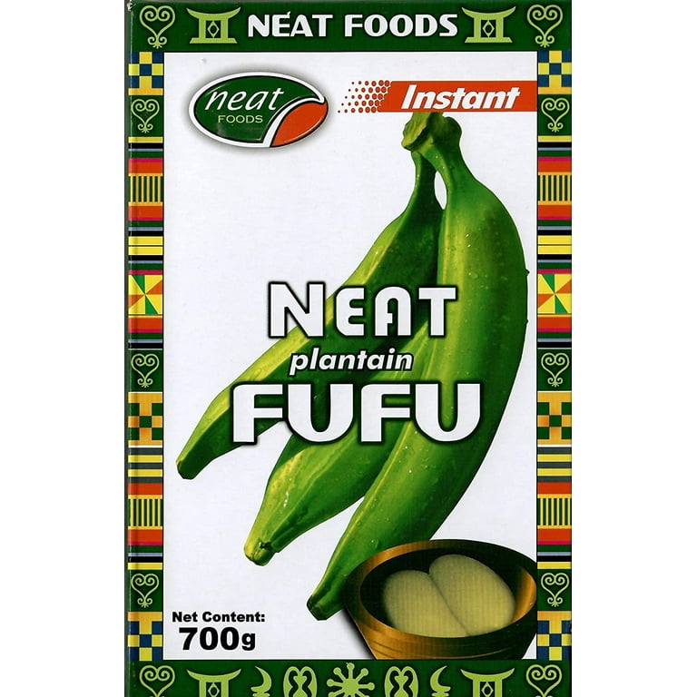 Plantain Fufu Flour (700g) and Cocoyam Fufu Flour (681g