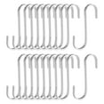 thumbnail image 1 of Ganchos en S de acero inoxidable Unique Bargains 3" Ganchos en S planos para múltiples usos 20 piezas, 1 of 3
