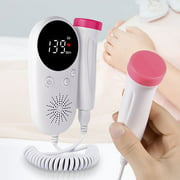 Angle View: Baby Fetal Heart Rate Detector Display No Radiation