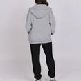 thumbnail image 6 of Kmdttou Up to 30% off! 2PCS Outfits Women's Sports Tracksuits Long Sleeve Pullover Hoodies Sweatshirt And Sweatpants Fall Winter Suit on Clearance!, 6 of 8