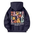thumbnail image 5 of Oversized Hoodie Womens Hoodies Casual Pullover Sweatshirt Hoodie for Women Unisex Letter Print Hooded Zip Up Sweatshirt | Streetwear Loose Fit Pullover Hoodie, 5 of 6