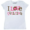 Inktastic I Love Quilting Womens T-Shirt Quilter Sewing Crafts Quilts Hobbies