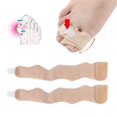 thumbnail image 1 of Toe Finger Straightener, Skin-Friendly High Elasticity Toe Separator, With Hook & Loop Fastener For Curled Pinky Toes Separate And Protect Foot Care Correction, 1 of 8