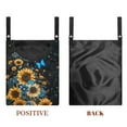 thumbnail image 7 of SEANATIVE Sunflower Butterfly Clothespin Pouch Galaxy Clothespin Bag with Hanging Hook Space-Saving Clothespin Storage Organize Clothespin Bag for Outdoor Decor, 2 Piece, 7 of 7